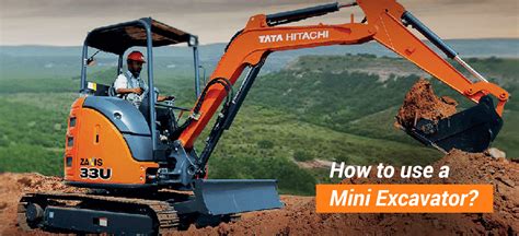 how to start a volvo mini excavator|how to use a mini excavator.